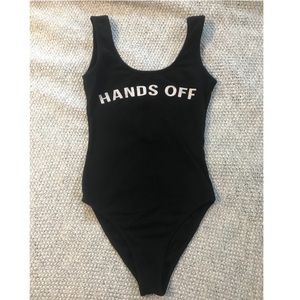 Forever 21 graphic bodysuit